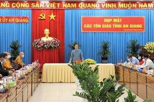 Kiểm tra tình hình thi hành pháp luật về tín ngưỡng, tôn giáo trên địa bàn An Giang