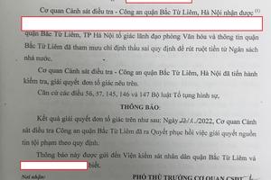 Lần thứ ba phục hồi giải quyết tố giác tham mưu chỉ định thầu sai để rút ruột ngân sách 