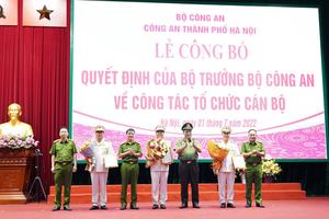 Bổ nhiệm 3 Phó Giám đốc Công an TP Hà Nội

