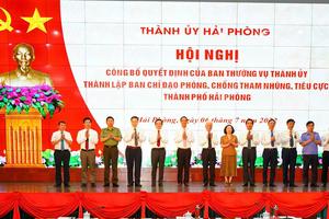 Công bố quyết định thành lập Ban Chỉ đạo Phòng, chống tham nhũng, tiêu cực 