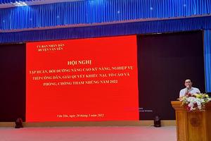 Yên Bái: Nhận thức của cán bộ về thực hiện công khai, minh bạch được nâng lên