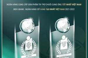 BIDV nhận 02 giải thưởng quốc tế của Tạp chí GBAF