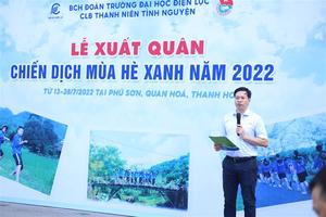 Tuổi trẻ Đại học Điện lực xuất quân chiến dịch “Mùa hè xanh 2022”

