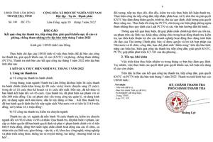 Lâm Đồng: Thực hiện 112 cuộc thanh tra, kiểm tra trong tháng 7