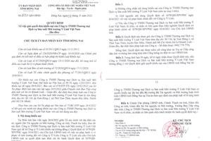 Đồng Nai: Không công nhận nội dung khiếu nại của Công ty Ý Linh