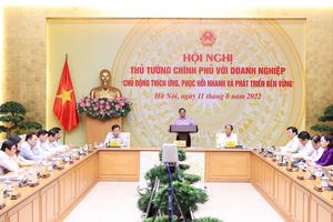 Thủ tướng chủ trì hội nghị với doanh nghiệp, bàn phục hồi kinh tế nhanh, bền vững