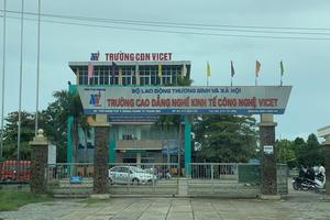 Cưỡng chế đối với Trường Cao đẳng Nghề Kinh tế công nghệ VICET