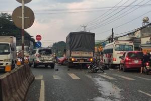 Công an điều tra vụ tông xe liên hoàn làm 1 người chết, 2 người bị thương nặng