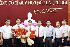 Bình Phước: Trao quyết định điều động, bổ nhiệm lãnh đạo