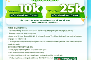 BaF Meat tặng hàng ngàn voucher cho chị em nội trợ