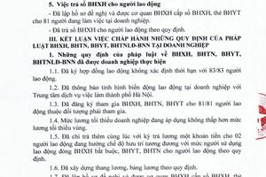 Nợ các loại tiền bảo hiểm trên 6,171 tỷ đồng