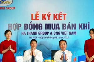 CNG Việt Nam ký hợp đồng mua bán khí với Hà Thanh Group