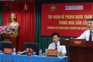 Tập huấn về phòng ngừa tham nhũng trong mua sắm công