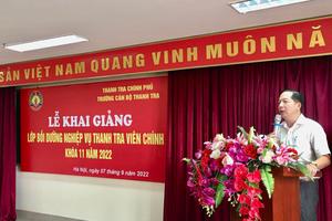 
Khai giảng lớp thanh tra viên K11/2022