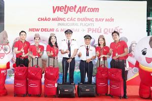 Vietjet khai trương 02 đường bay mới kết nối Phú Quốc với New Delhi, Mumbai