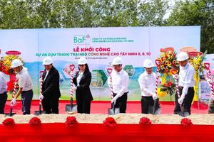 BaF mở rộng chuỗi, tiếp tục khởi công 4 trại heo công nghệ cao Tây Ninh
