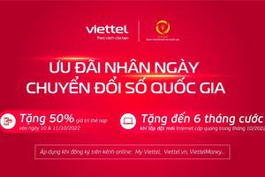 Viettel Telecom “mưa” ưu đãi hưởng ứng Ngày Chuyển đổi số quốc gia 10/10