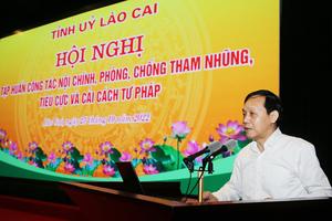 Tập huấn công tác nội chính, phòng, chống tham nhũng, tiêu cực