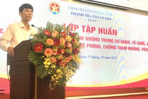 Tập huấn giải pháp phòng ngừa tham nhũng trong các cơ quan, đơn vị, tổ chức