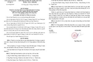 Thanh tra việc sử dụng, quản lý viên chức và công tác thi đua, khen thưởng tại Sở Nông nghiệp và Phát triển nông thôn 