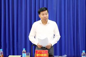 Bí thư Tỉnh ủy Bình Phước Nguyễn Mạnh Cường tiếp công dân định kỳ