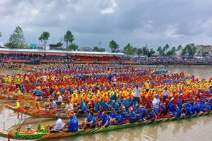54 đội tham gia Giải Đua ghe Ngo khu vực Đồng bằng sông Cửu Long