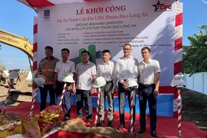 CNG Việt Nam khởi công xây dựng trạm cấp khí LNG đầu tiên tại KCN Thuận Đạo, Long An