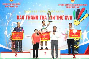 Khép lại một giải đấu thành công

