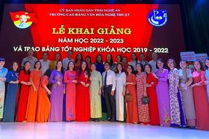 Nơi đào tạo, bồi dưỡng, cung cấp nguồn nhân lực văn hóa nghệ thuật của tỉnh và khu vực