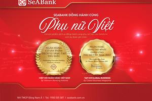 SeABank nhận giải thưởng ngân hàng sáng tạo nhất dành cho phụ nữ Việt Nam 2022