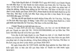 Nhiều tồn tại, hạn chế trong công tác phòng, chống tham nhũng