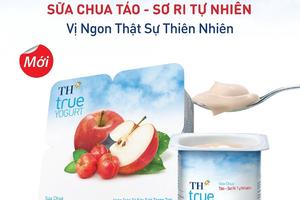 Tập đoàn TH ra mắt sản phẩm sữa chua TH true YOGURT Táo – Sơ Ri Tự Nhiên 100 g
