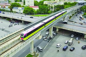 Từ 5/12, vận hành thử tuyến đường sắt trên cao Nhổn-ga Hà Nội