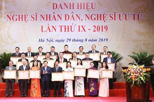 Thành lập Hội đồng cấp Nhà nước xét tặng danh hiệu “Nghệ sĩ nhân dân”, “Nghệ sĩ ưu tú” lần thứ 10

