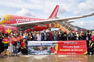 Vietjet khôi phục đường bay thẳng duy nhất giữa Đà Lạt và Băng Cốc với giá chỉ từ 360.000đ