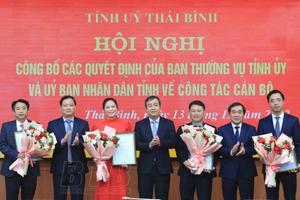 Thái Bình điều động, bổ nhiệm cán bộ

