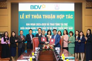 BIDV và Trường Đại học Y Hà Nội ký kết 
thỏa thuận hợp tác giai đoạn 2023-2028 và trao tài trợ 
