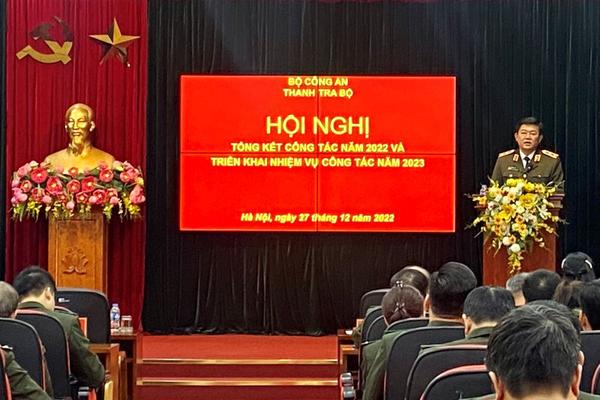 Thanh tra Bộ Công an tổng kết công tác năm 2022