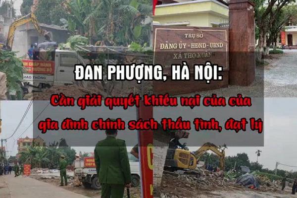 Đan Phượng, Hà Nội:
Cần giải quyết khiếu nại của gia đình chính sách thấu tình, đạt lý