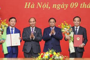 Công bố quyết định bổ nhiệm 2 Phó Thủ tướng