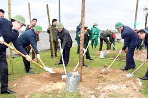 Ra quân toàn tỉnh Tết trồng cây "Đời đời nhớ ơn Bác Hồ” Xuân Quý Mão 2023