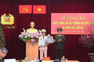 Điều động Giám đốc Công an tỉnh Yên Bái giữ chức vụ Chánh Văn phòng Bộ Công an