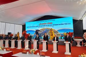 Khởi công dự án đầu tư xây dựng cầu Lại Xuân và cải tạo, mở rộng đường tỉnh 352

