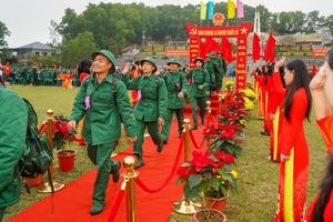 Tuổi trẻ thành phố cảng phấn khởi, tự hào, lên đường xây dựng và bảo vệ Tổ quốc