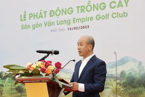 Phát động trồng cây phủ xanh 16 ha dự án sân golf tại tỉnh Phú Thọ
