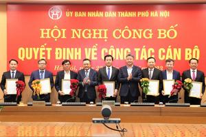 Hà Nội điều động, bổ nhiệm hàng loạt cán bộ