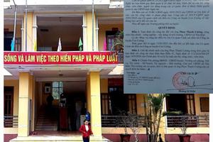 Tạm đình chỉ công chức địa chính dấu hiệu lạm dụng chức vụ, quyền hạn chiếm đoạt tài sản 