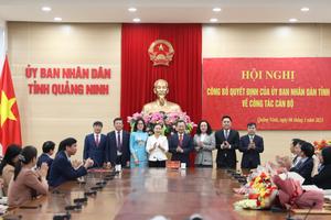 Quảng Ninh điều động, bổ nhiệm cán bộ