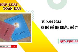 Trước 20/3, hoàn thiện quy trình điện tử bãi bỏ yêu cầu nộp, xuất trình Sổ hộ khẩu giấy, Sổ tạm trú giấy