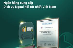 Lộ diện “Ngân hàng cung cấp dịch vụ ngoại hối tốt nhất Việt Nam”

